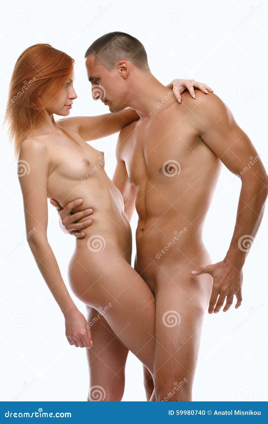 Paare der natur in nackte Sexuelle Erregte