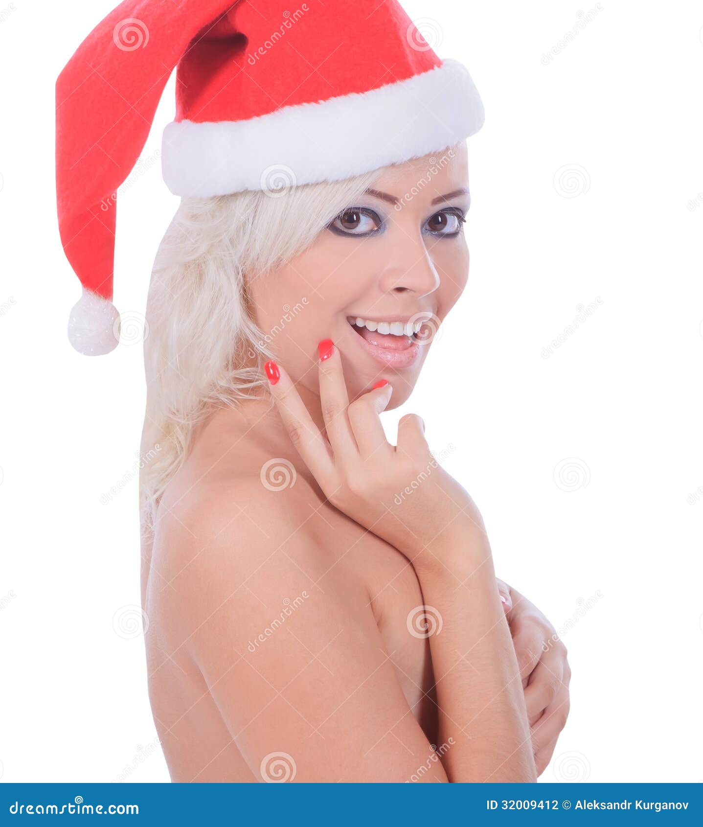 Nackte Weihnachtsfrau Nackte Weihnachtsfrau