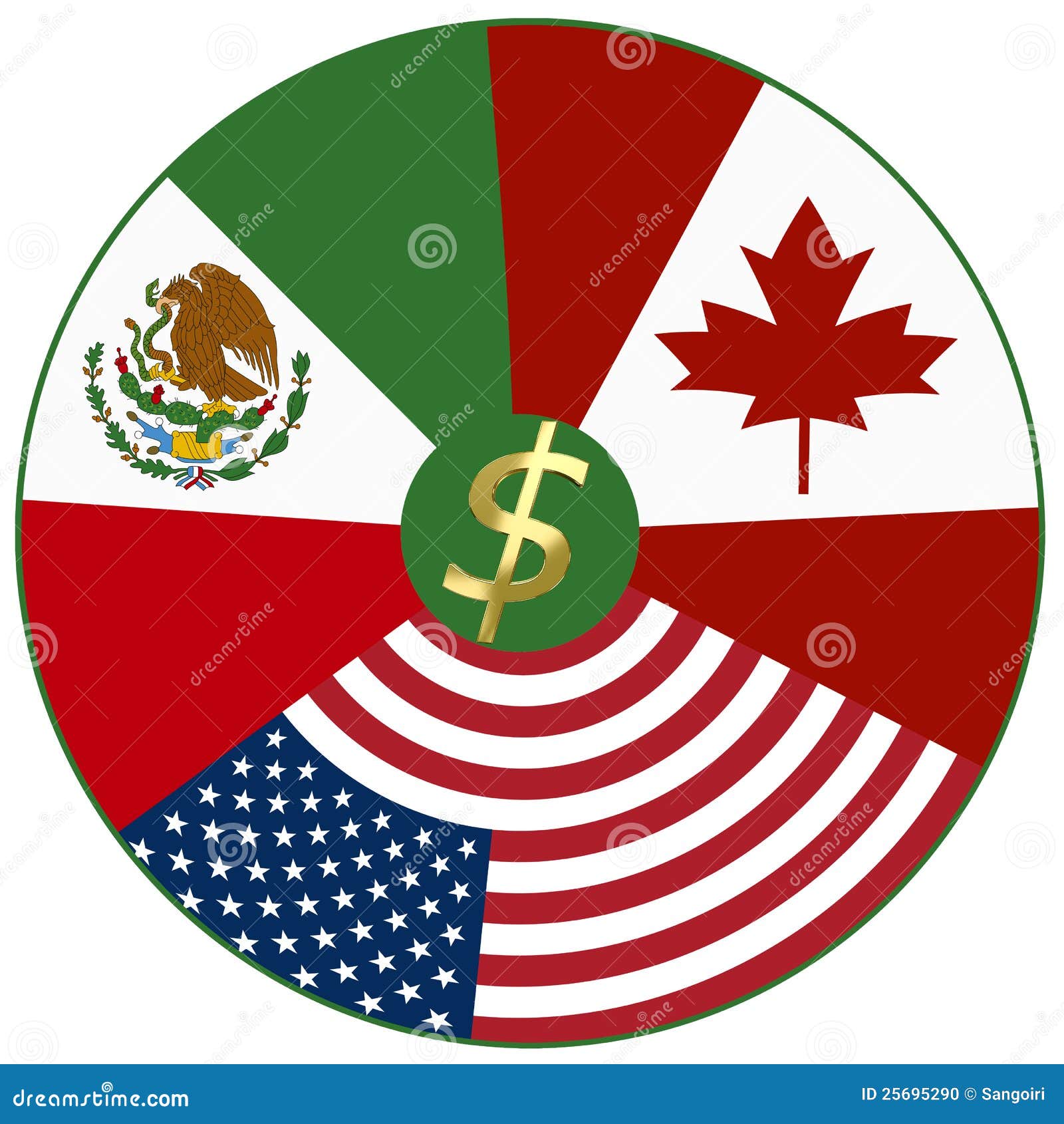 NAFTA Stock Illustration Illustration Of Dependence 25695290 nafta-stock-illustration-illustration-of-dependence-25695290