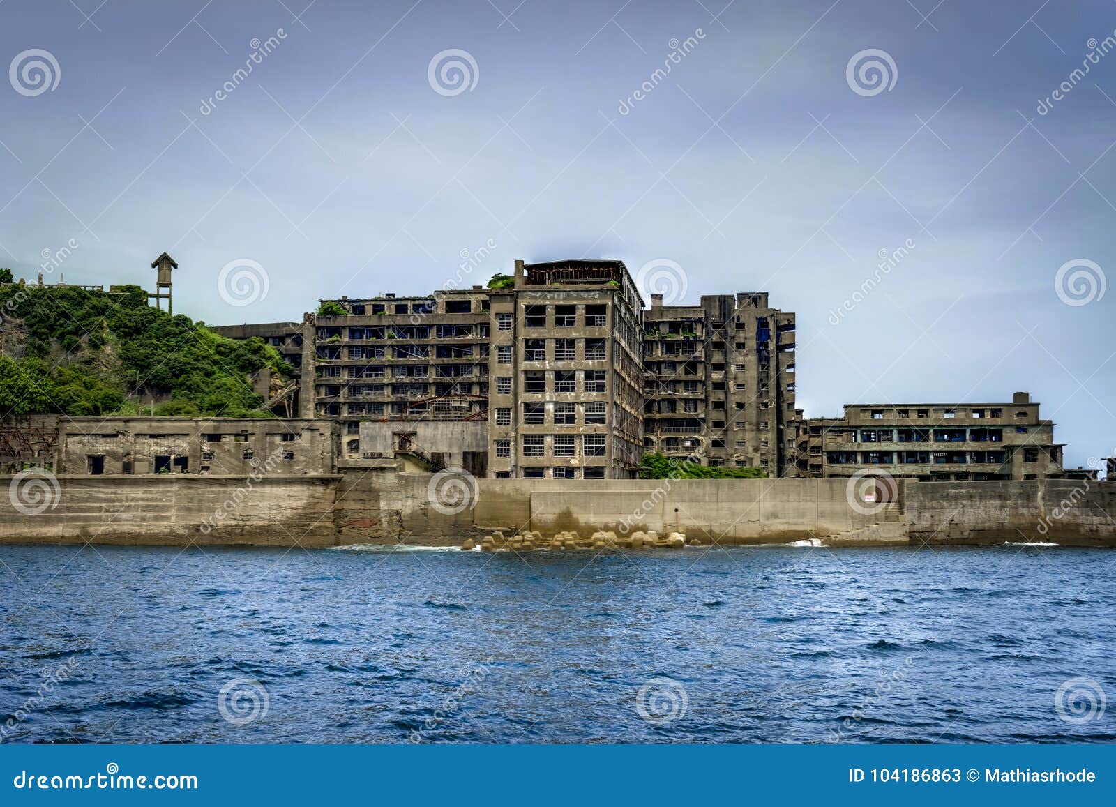 Hashima Island Abondoned Ghost Island Near Nagasaki Stock Image Image Of Heritage Facility 104186863