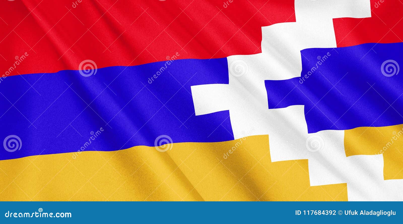 nagorno karabakh republic flag