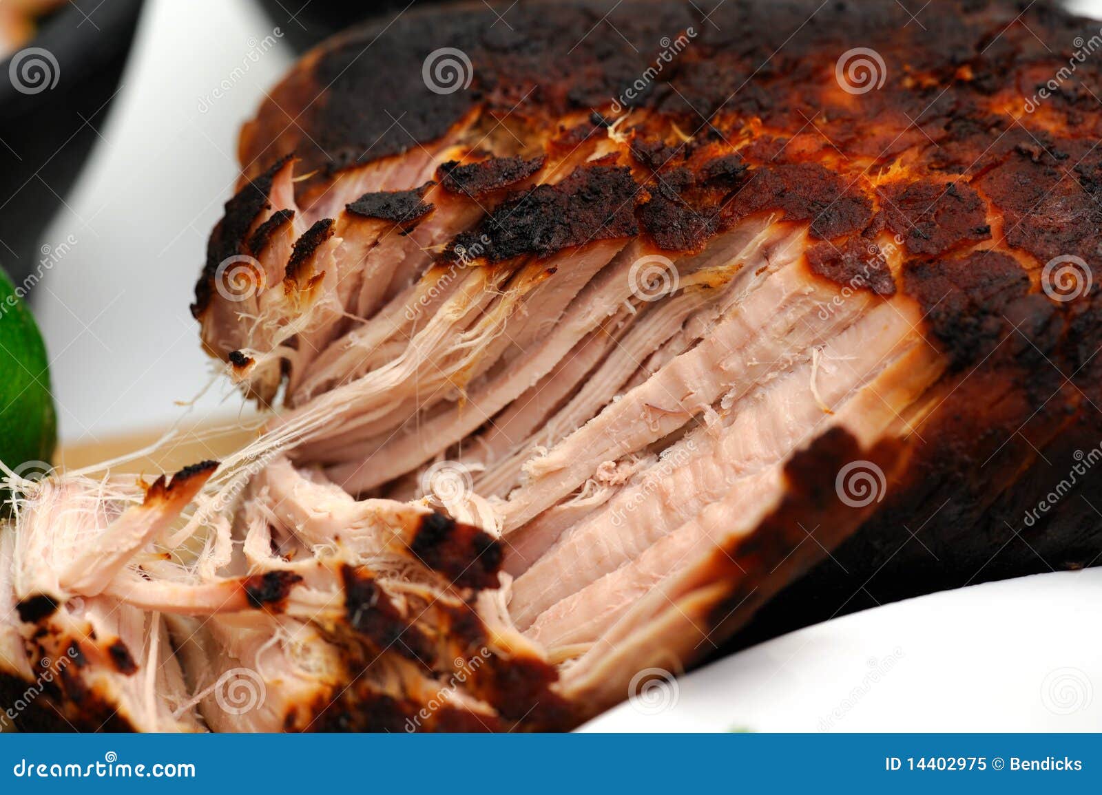 Nahaufnahme Des Mexikanischen Schweinefleisch Carnitas Stockbild - Bild ...