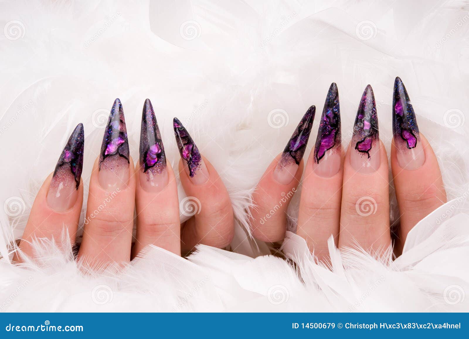 Nail art stock image. Image of hands, cosmetics, bodypart 14500679