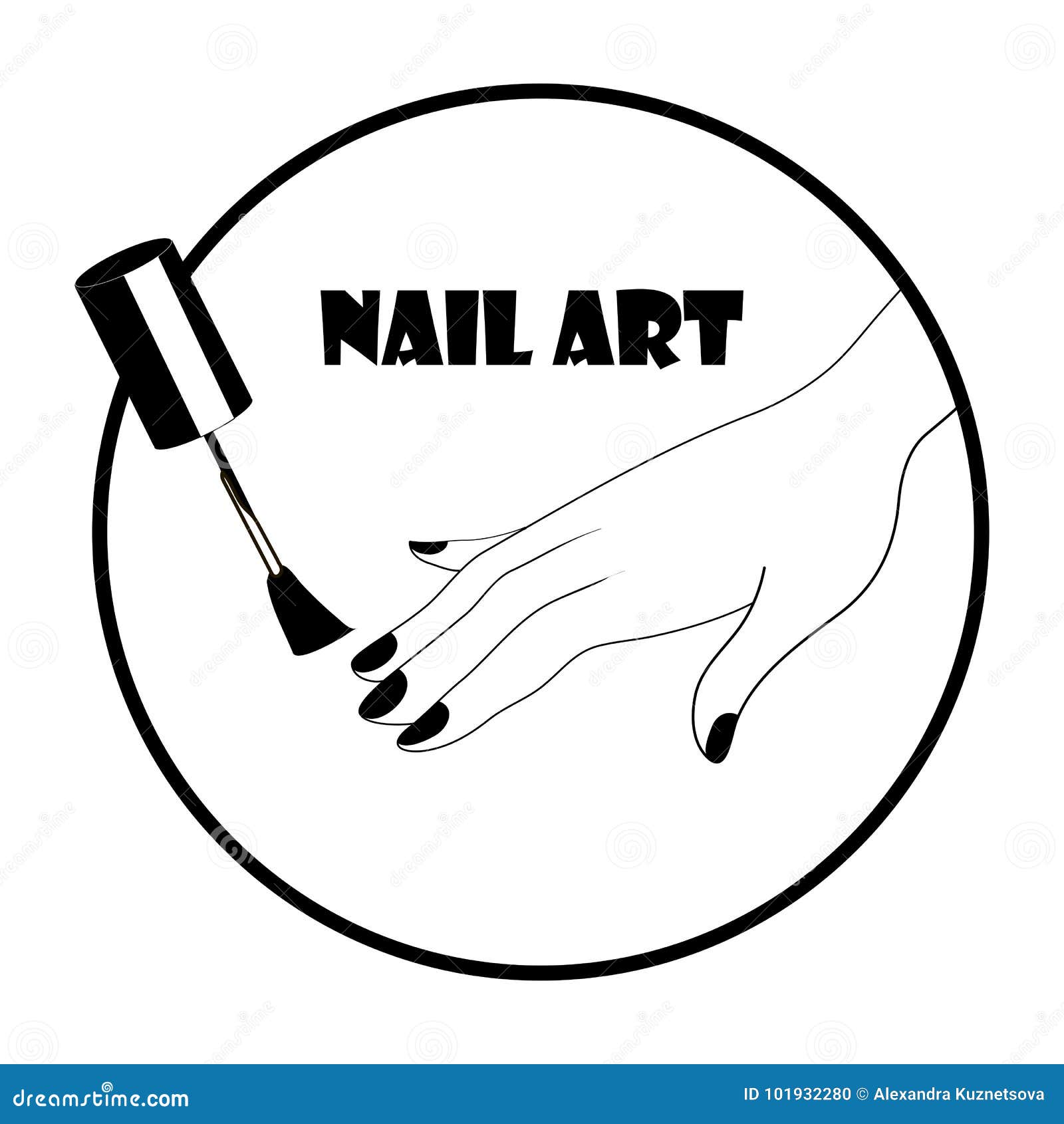 Nail art logo stock illustration. Illustration of isolated - 101932280 Nail art logo stock illustration. Illustration of isolated - 101932280