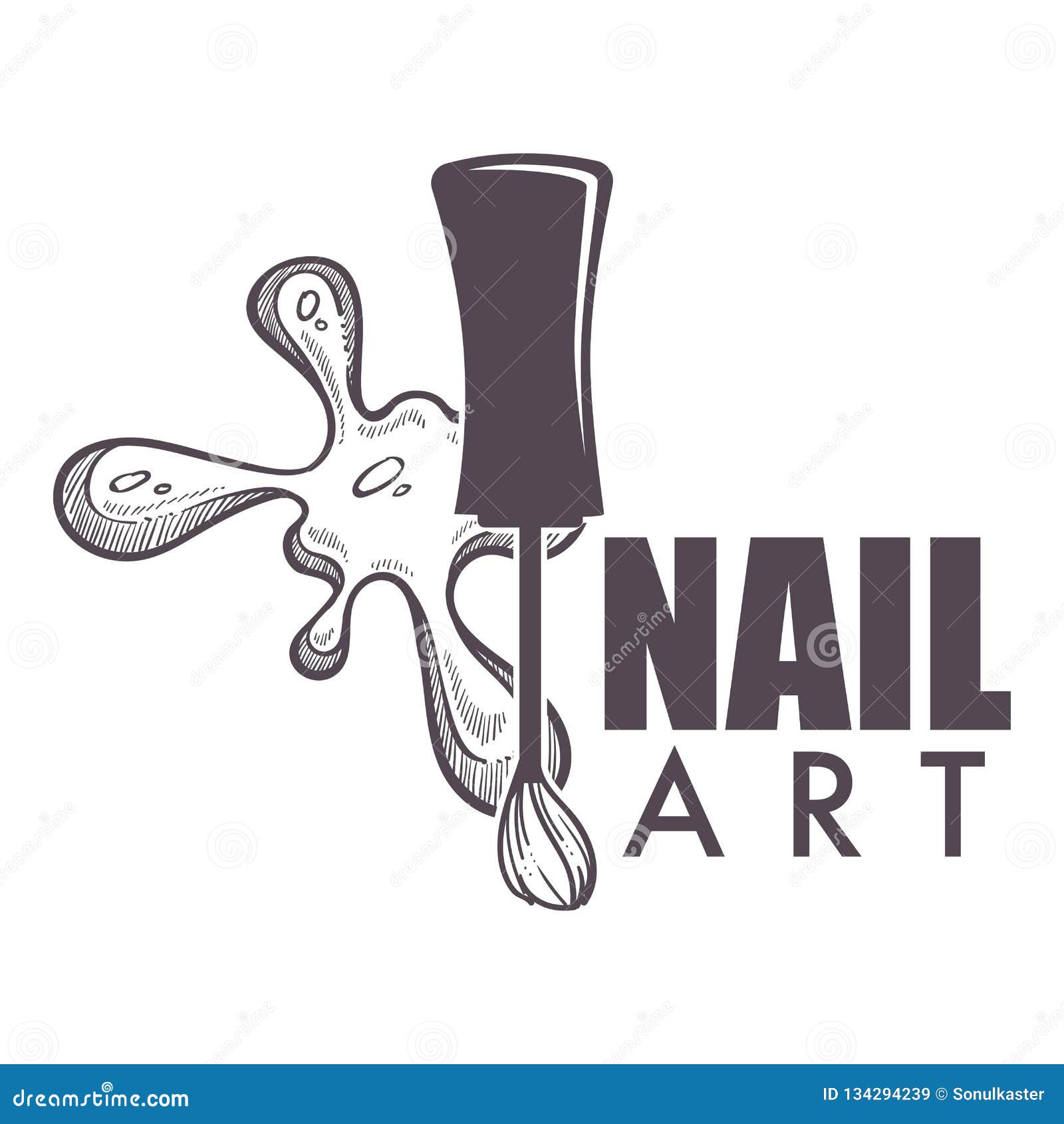 Premium Vector | Nail salon icon logo design vector with creative unique  style premium vector