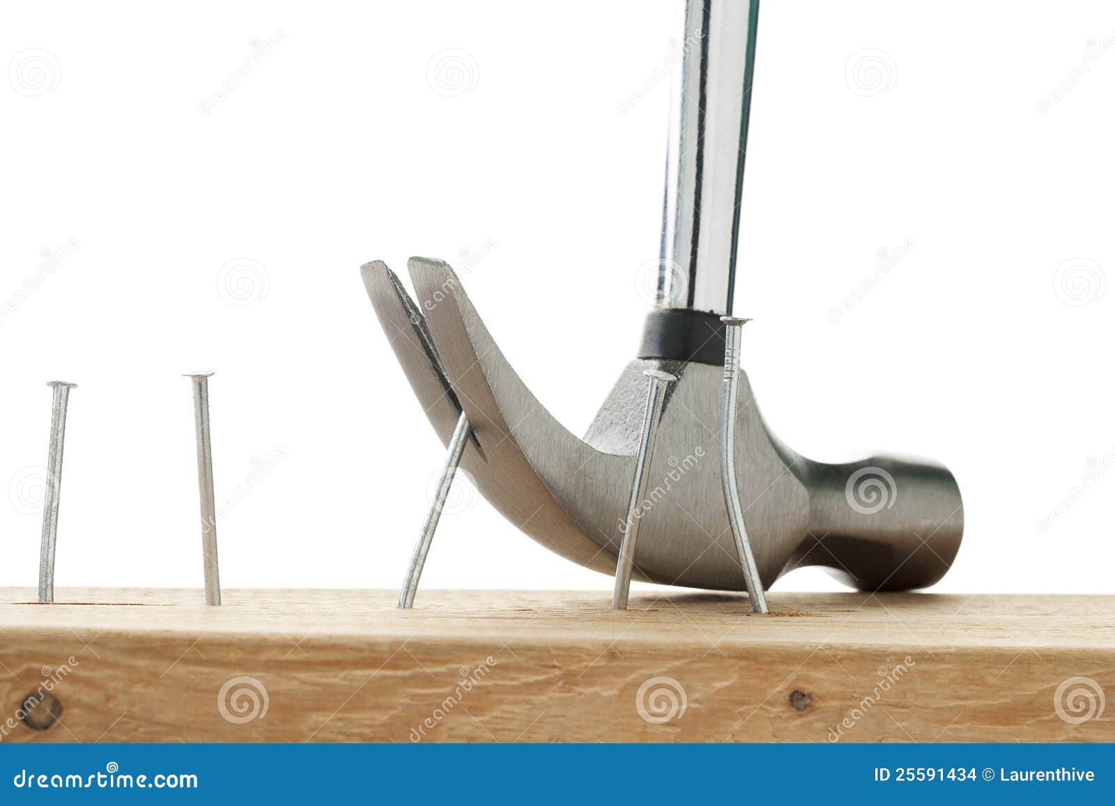 Nail Gun Being Used To Install Trim Around Window RoyaltyFree Stock
