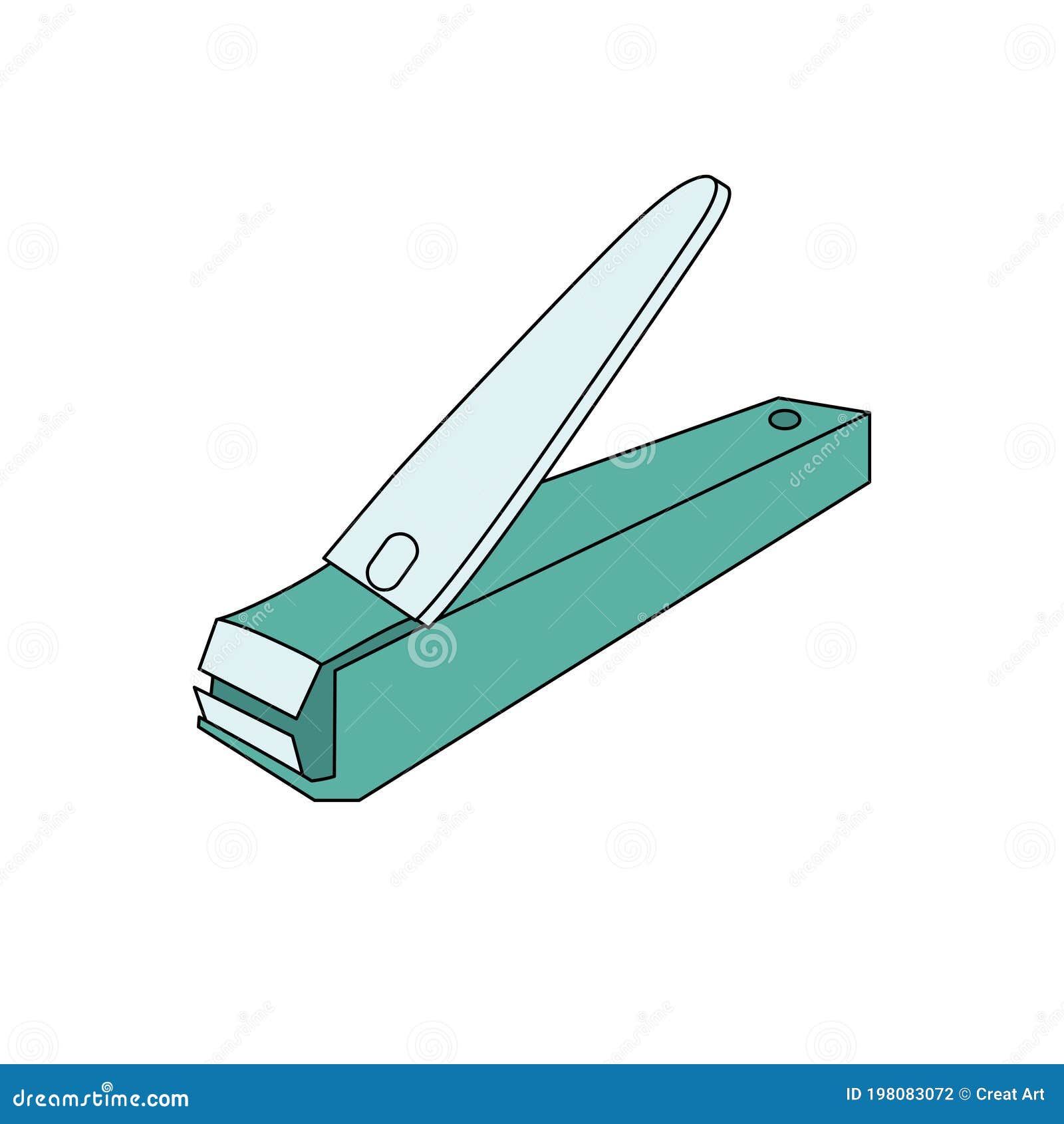 Nail Cutter Clip Art Illustration Vector Isolated | CartoonDealer.com ...