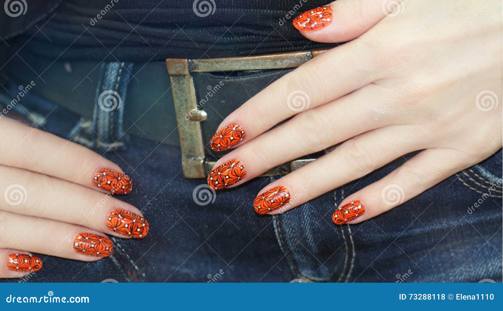 Nail Design Manicure Nail Paint Stock Photo Image Of Enamel