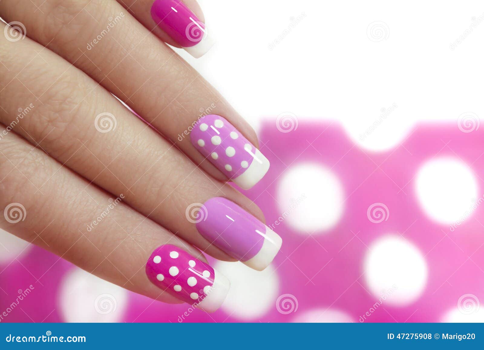 Dot manicure (black and white) - kupić Polka dot manicure - cool ideas! w  Polsce | Polka dot manicure - cool ideas! - tuffishop