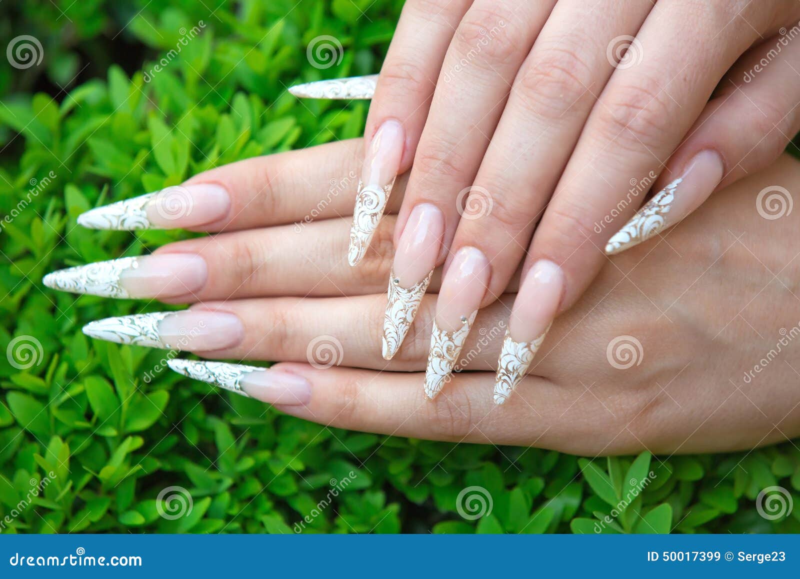 Nail extension stock image. Image of hands, building 50017399