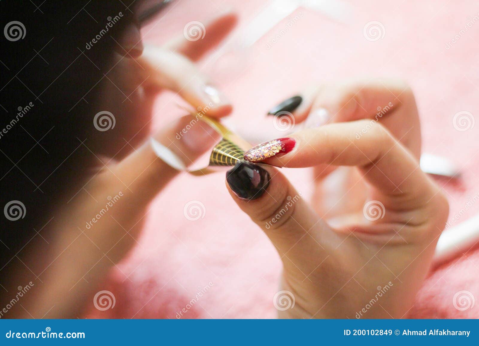 Nail Form, Nail Art, Manicure Stock Image Image of care, craft 200102849