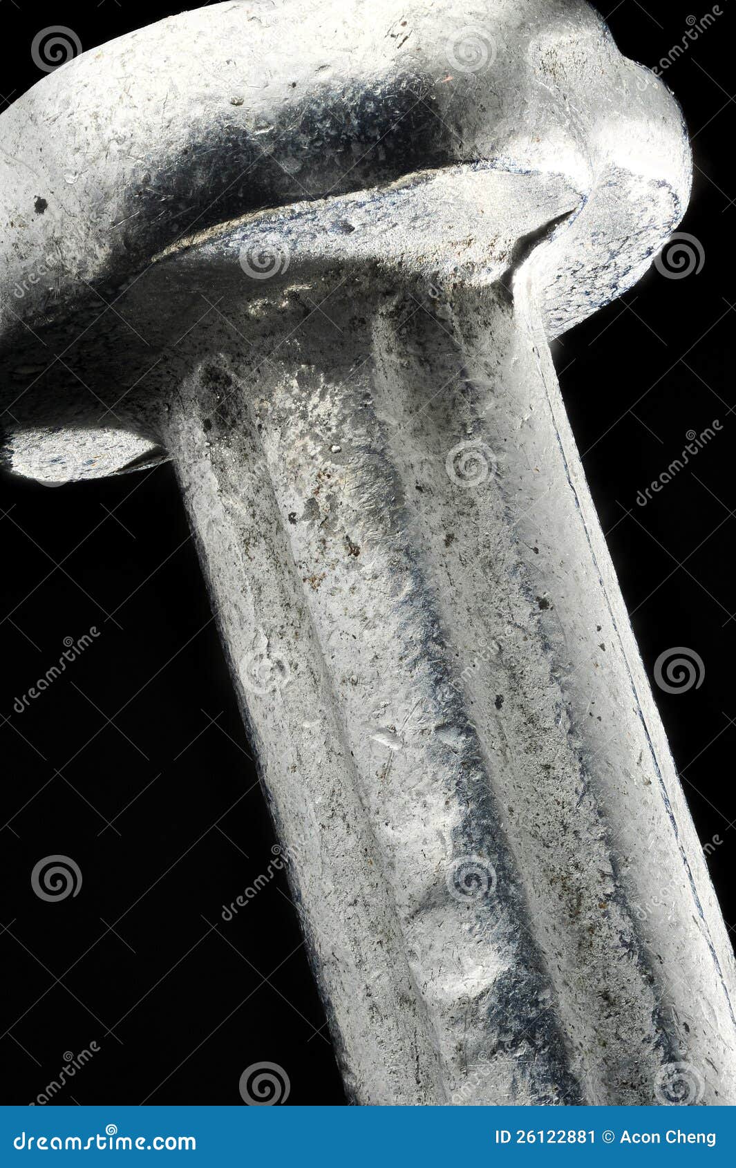 Nail head closeup details stock image. Image of closeup 26122881