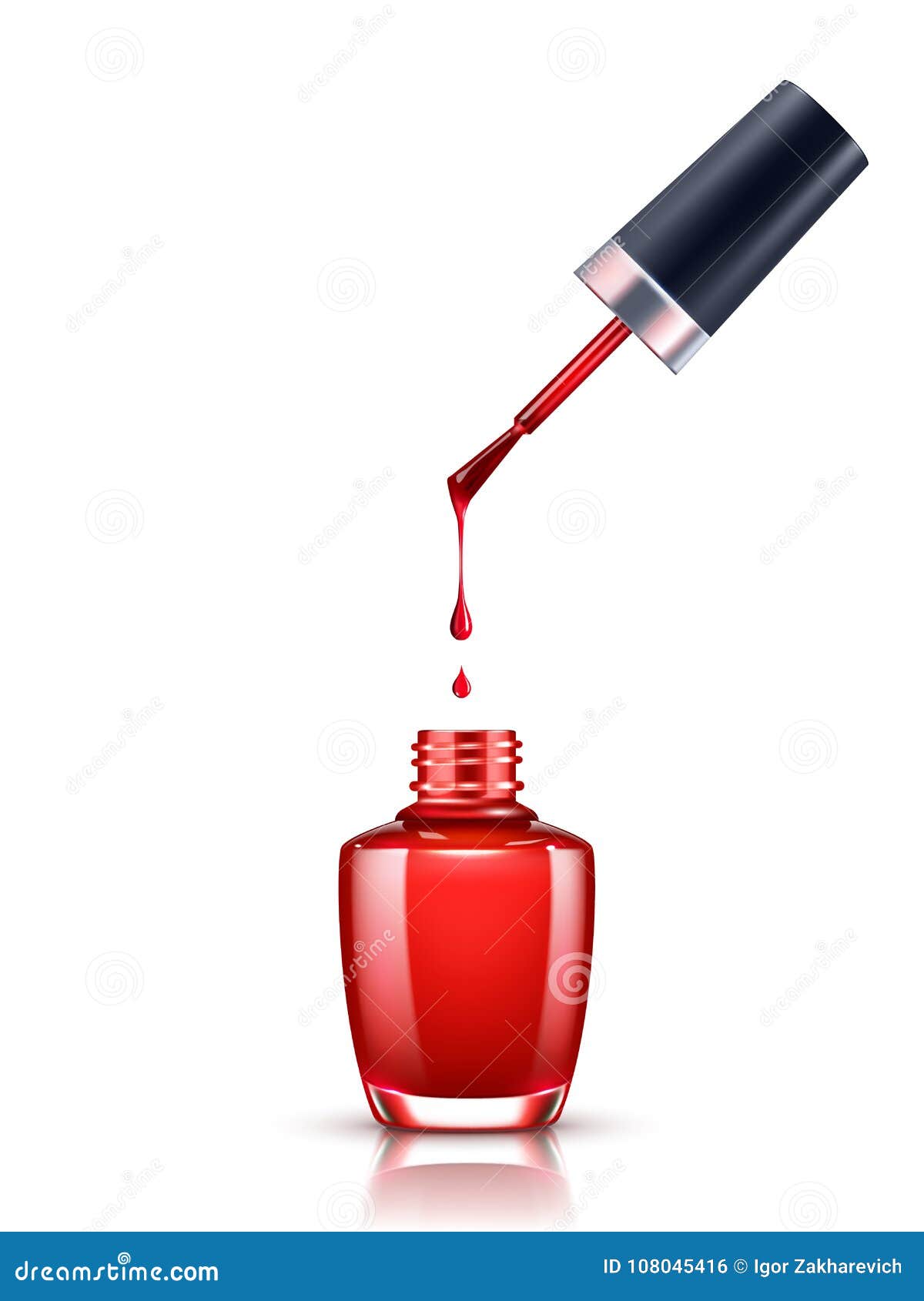 Nail Polish Dripping Brush Into Bottle Stock Photo 524814193 | Shutterstock