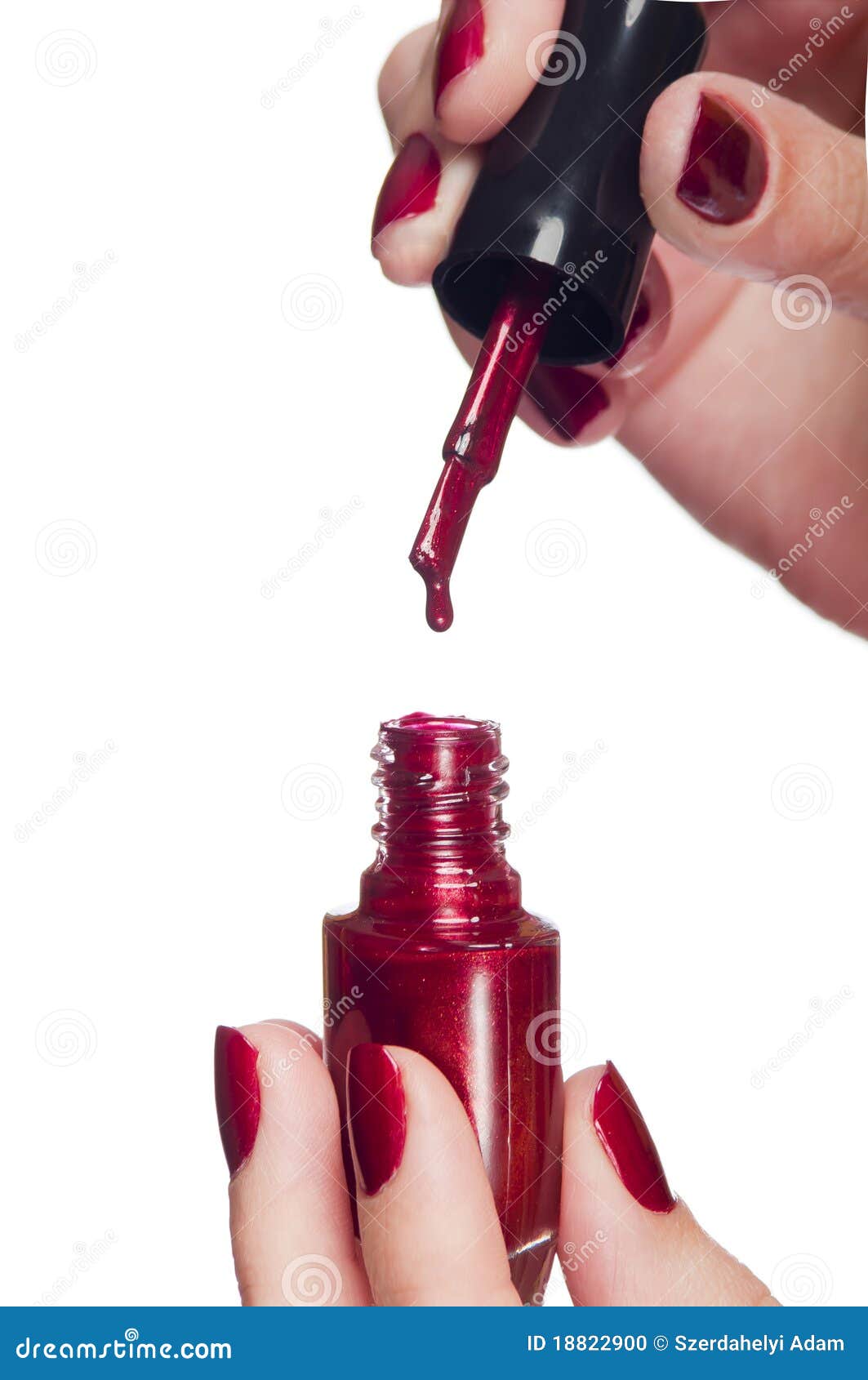 Nail polish drop stock photo. Image of hand, drop, background 18822900