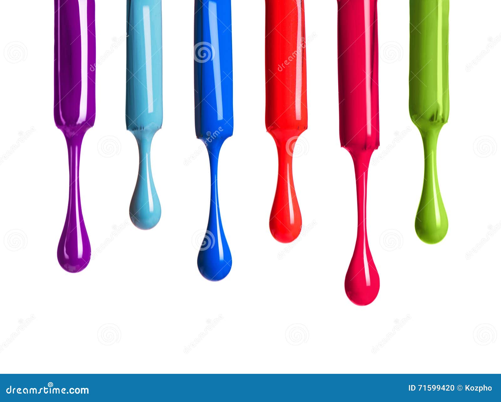 Nail Polish Drop Isolated on White Background Stock Photo Image of