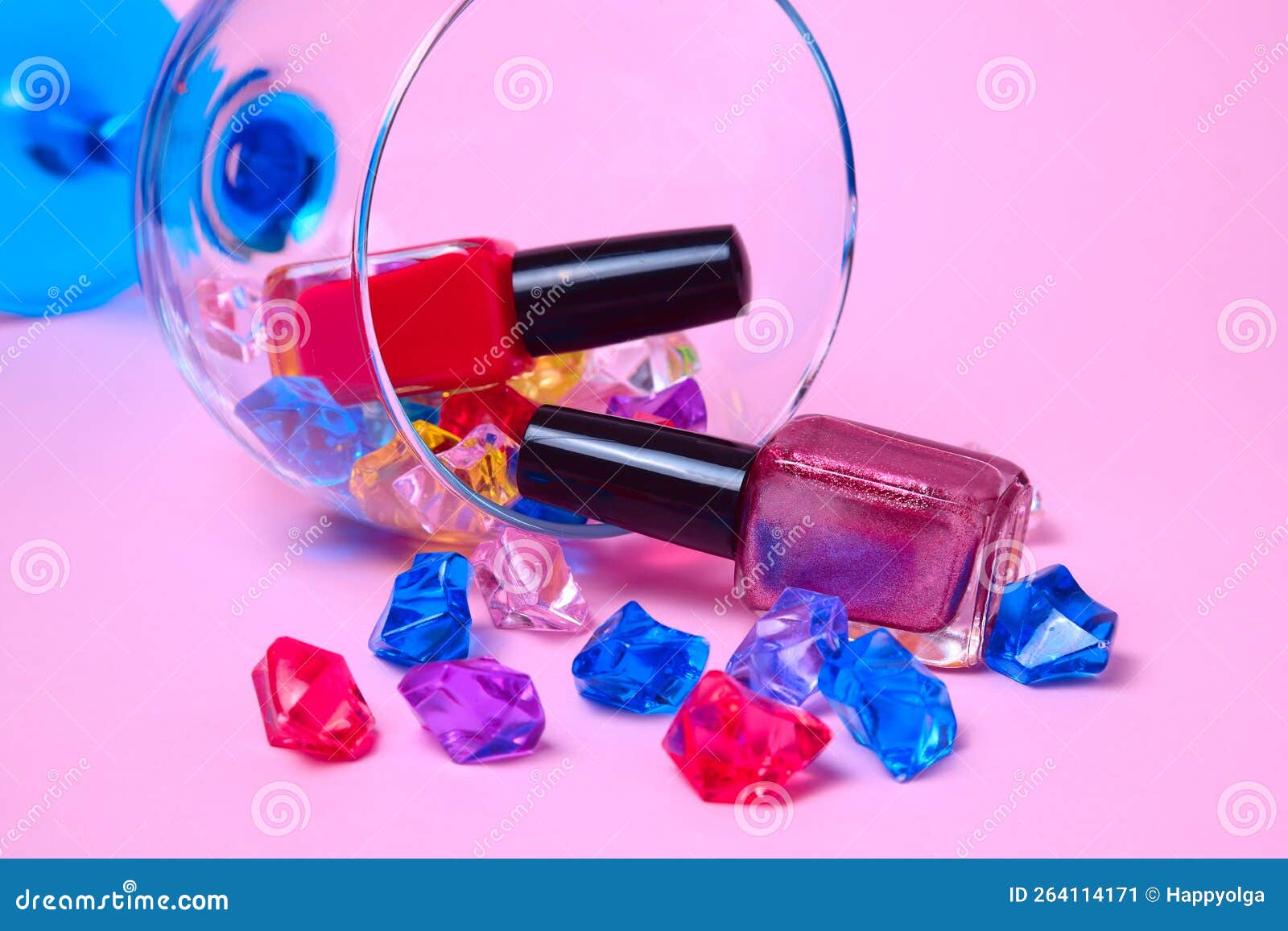 6. "Sparkly nail polish with gems" - wide 3