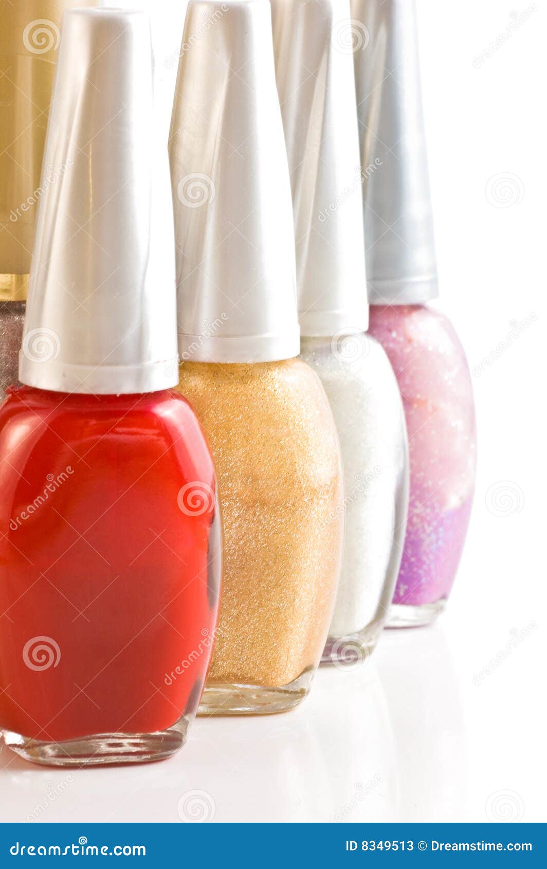 Nail Polish Lineup stock image. Image of objects, drops 8349513