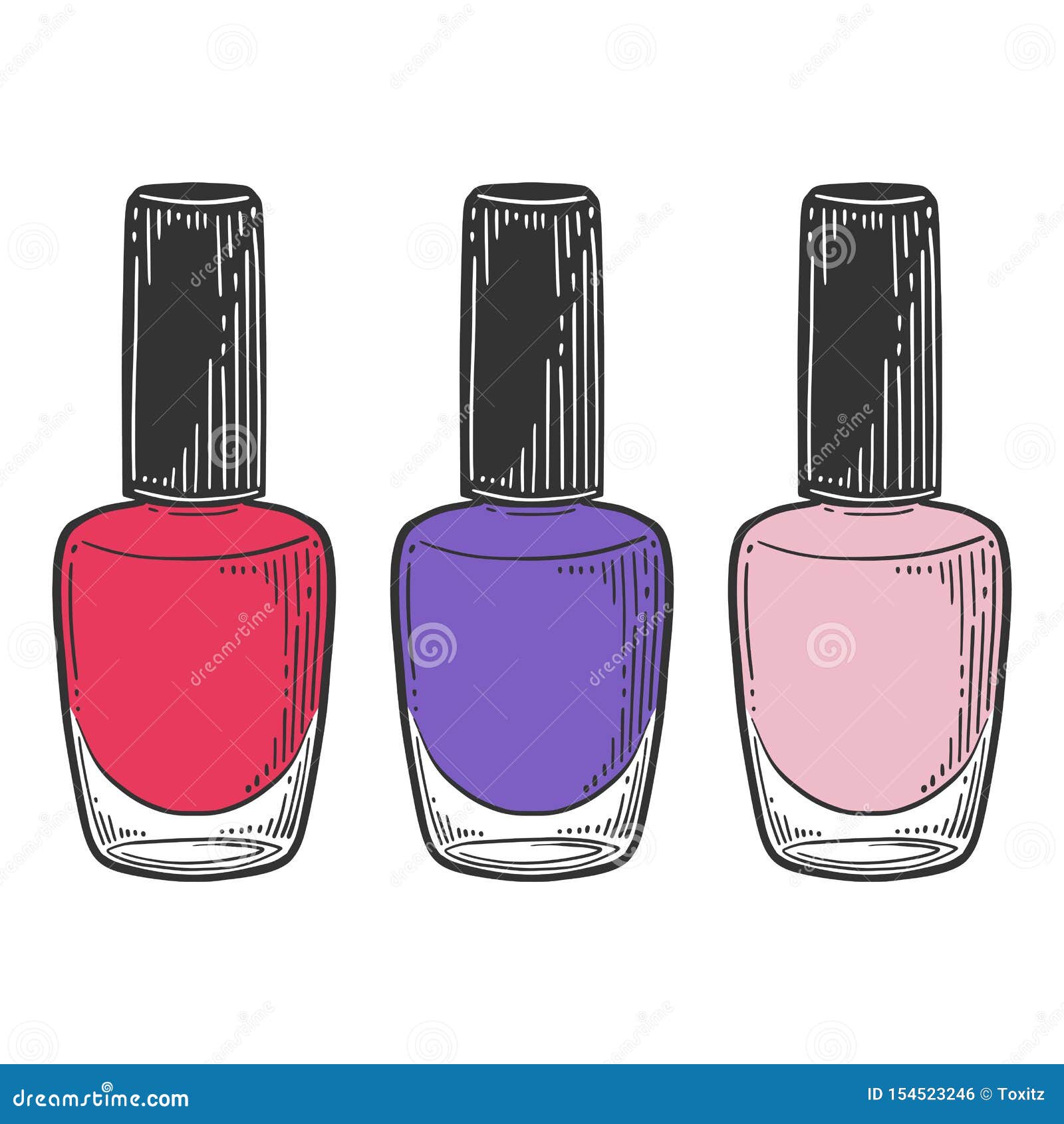 Discover more than 167 nail polish illustration latest