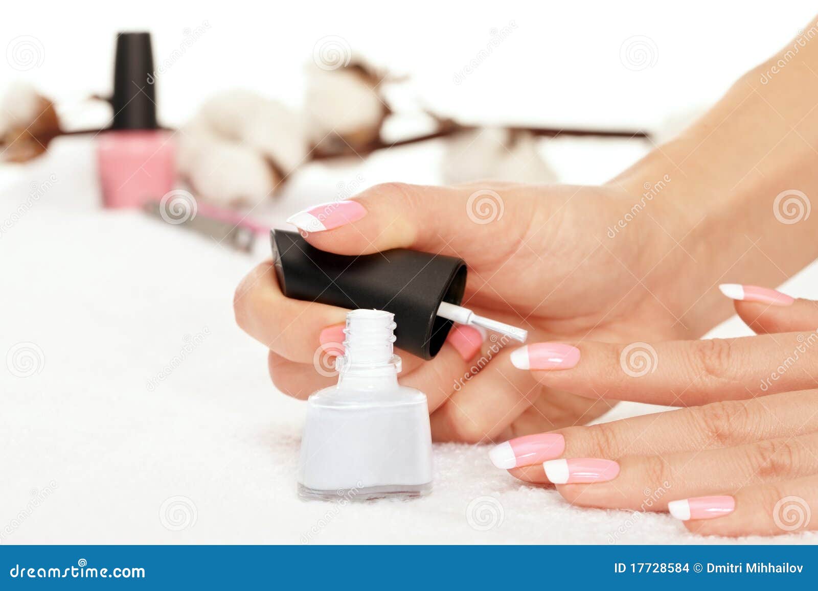 Nail polisher stock photo. Image of human, hands, luxury 17728584
