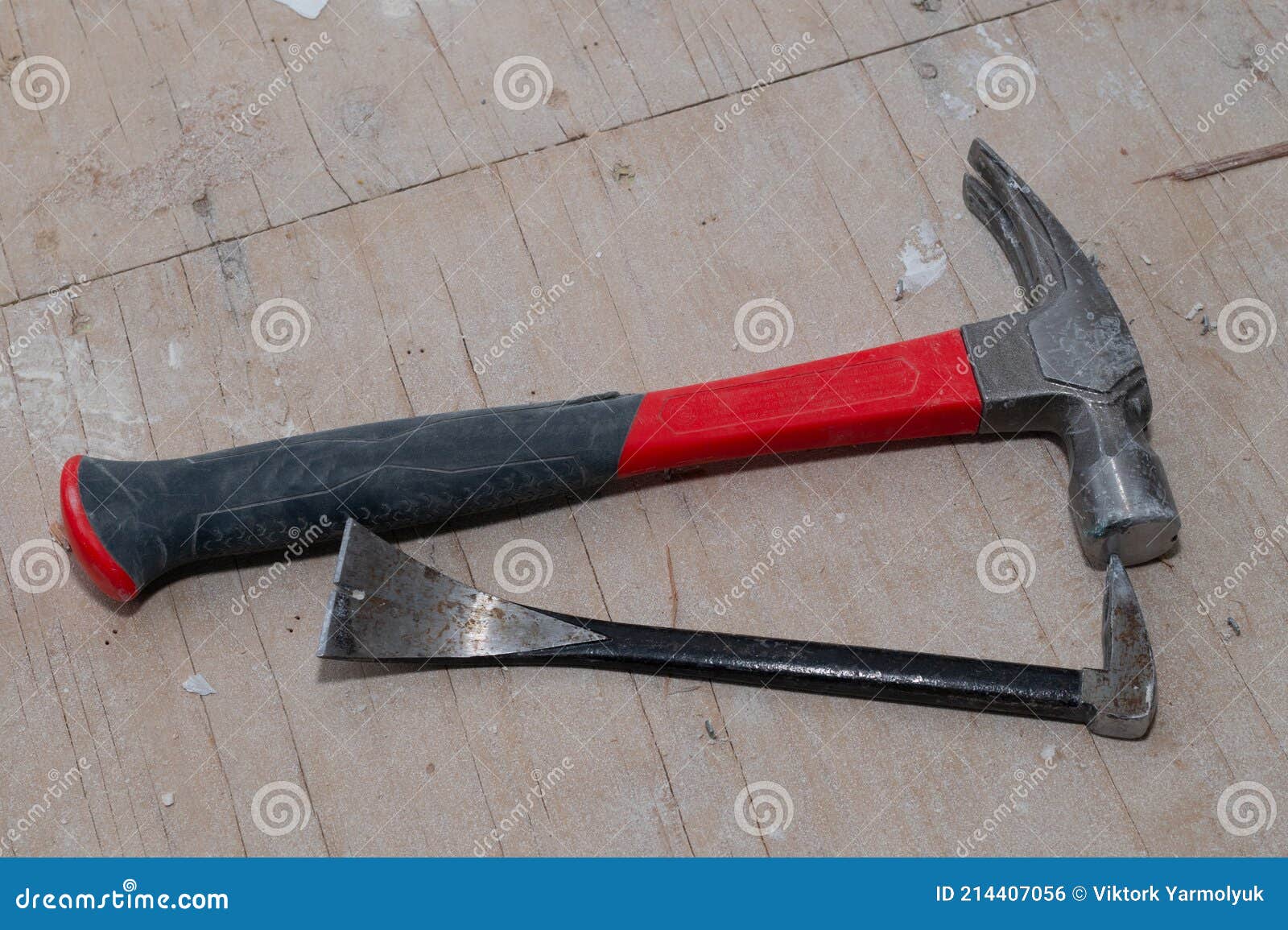 Nail Puller and Hammer Tools Old Home Stock Photo Image of industry