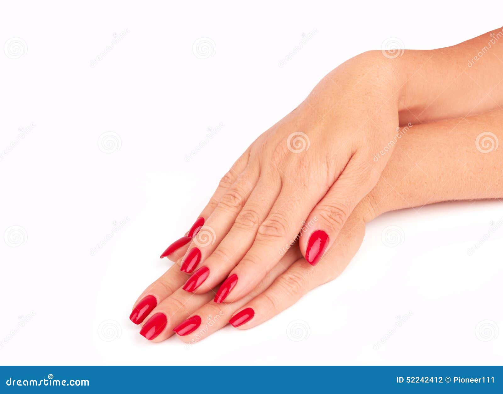 Nail red stock photo. Image of finger, closeup, human - 52242412