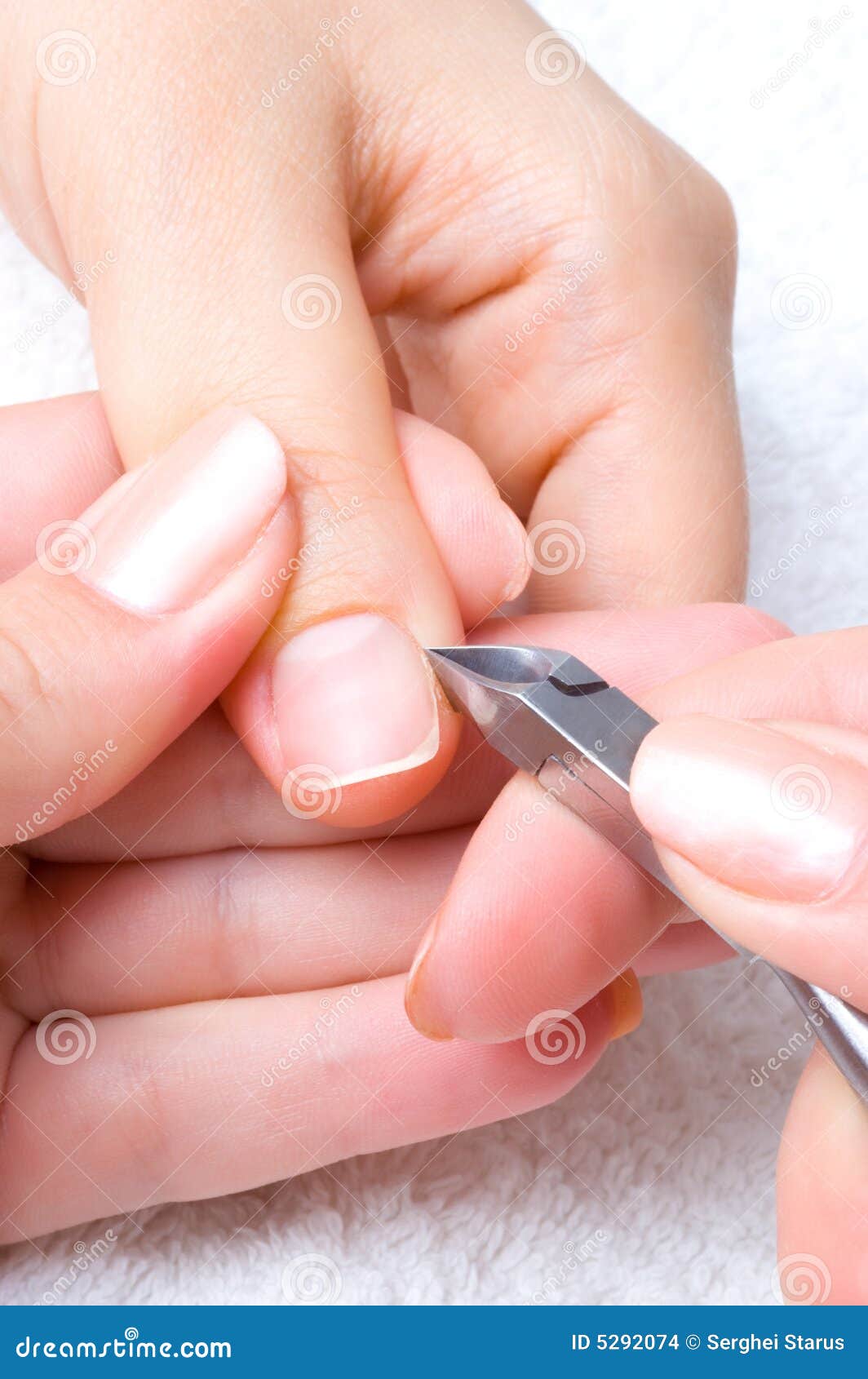 nail salon, cuticle cut