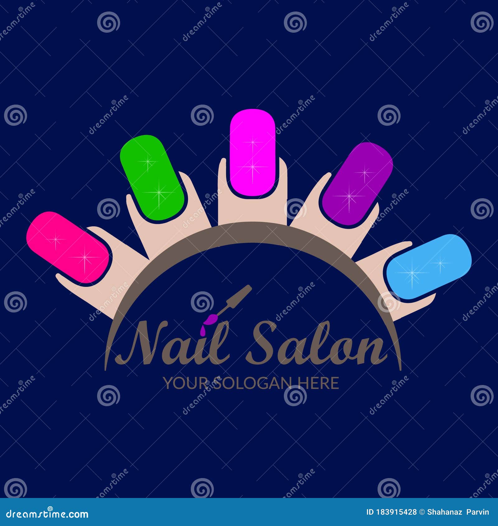 Create Your Own Nail Salon Logo Design Free with nails Logo maker | Salon logo  design, Nail logo, Logo design free