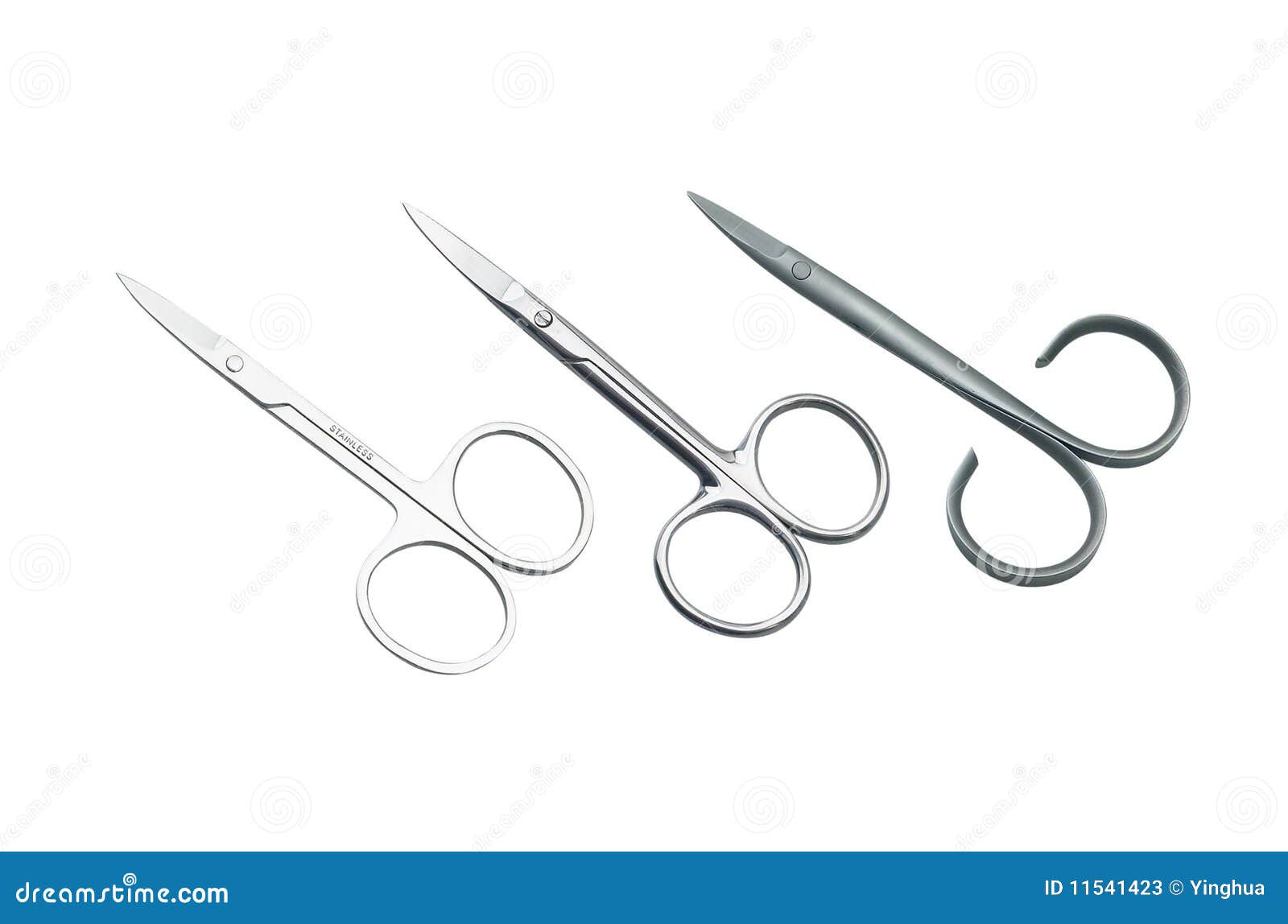 Nail scissors stock image. Image of macro, steel, three - 11541423