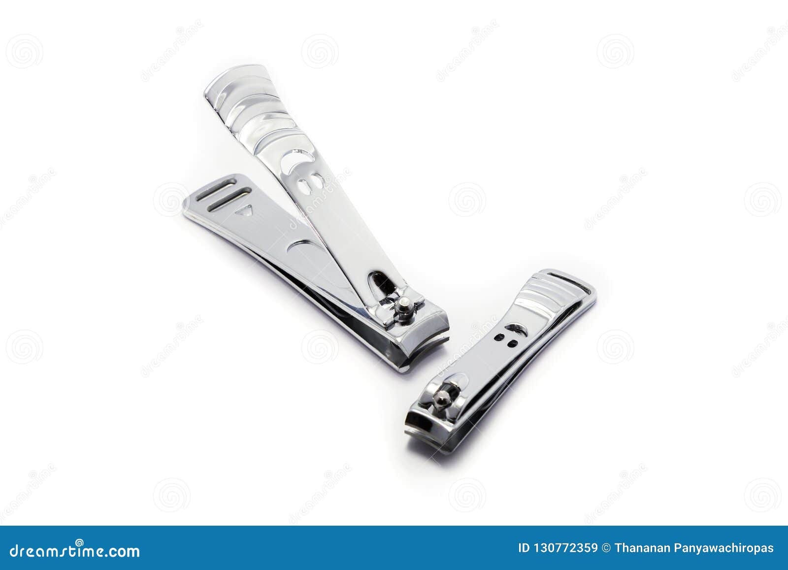 Nail Scissors Isolated on White Background Stock Image - Image of