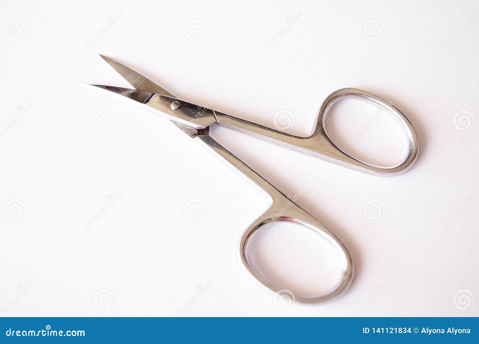 Nail Scissors. Scissors for a Maneur. Little Scissors. Rounded Blades  Scissors Stock Photo - Image of mates, maneur: 141121834