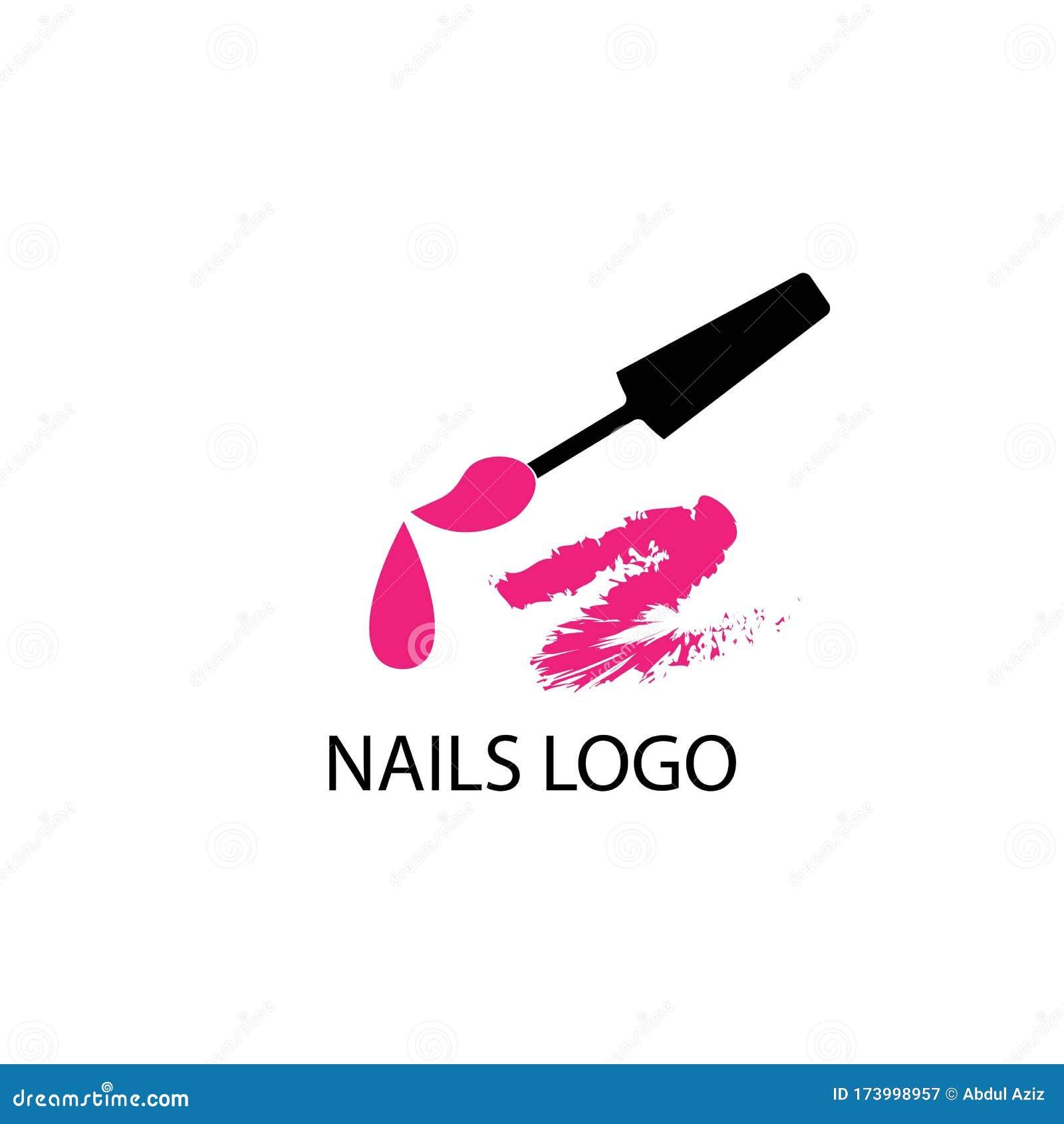 Thiết kế logo nail vector chất lượng cao cho các tiệm nails chuyên nghiệp