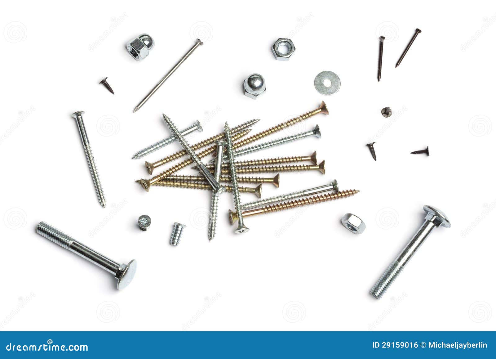 Screws and nails stock photo. Image of gray, mechanic - 29278774