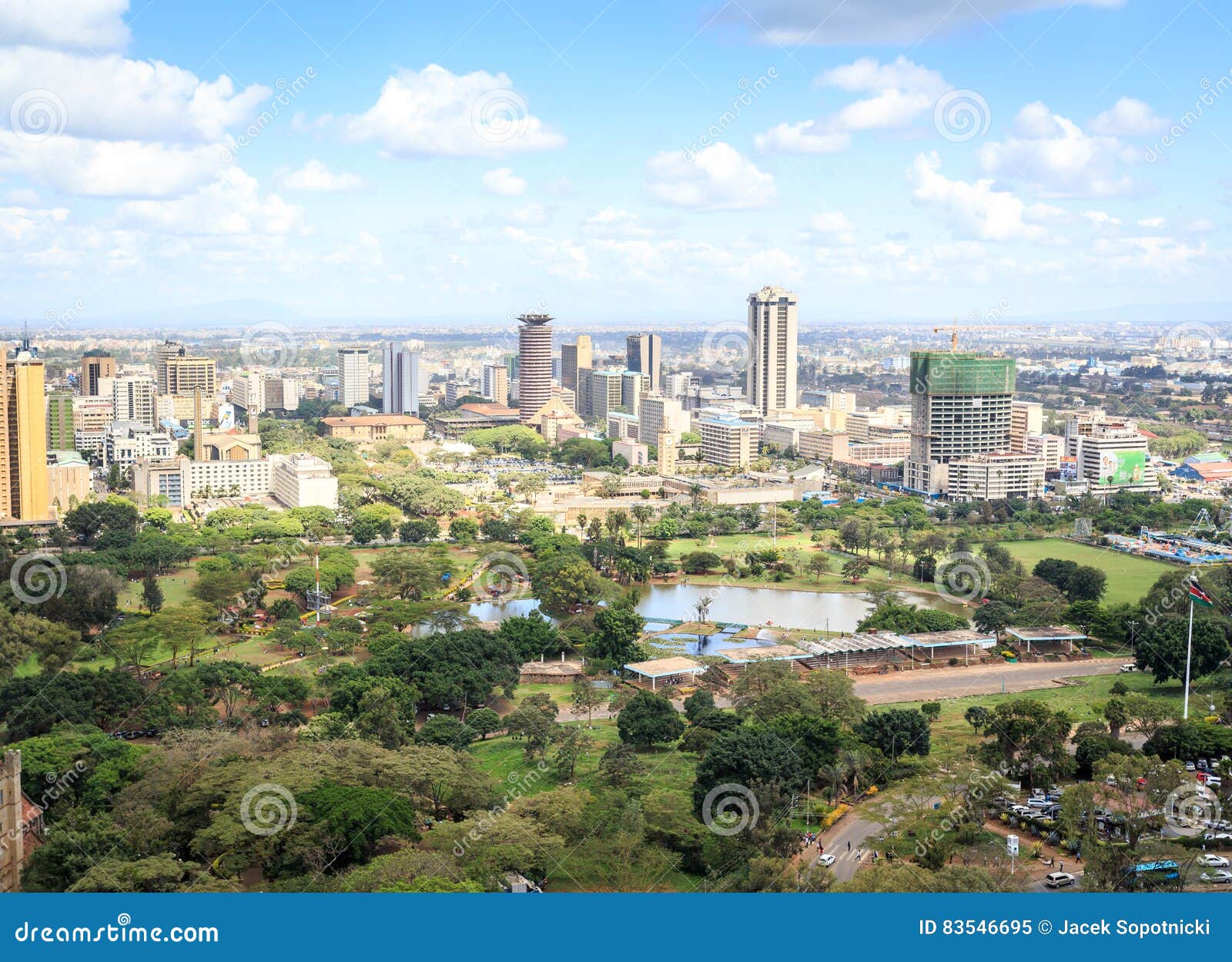  Nairobi  Cityscape Capital City  Of Kenya  Stock Image 