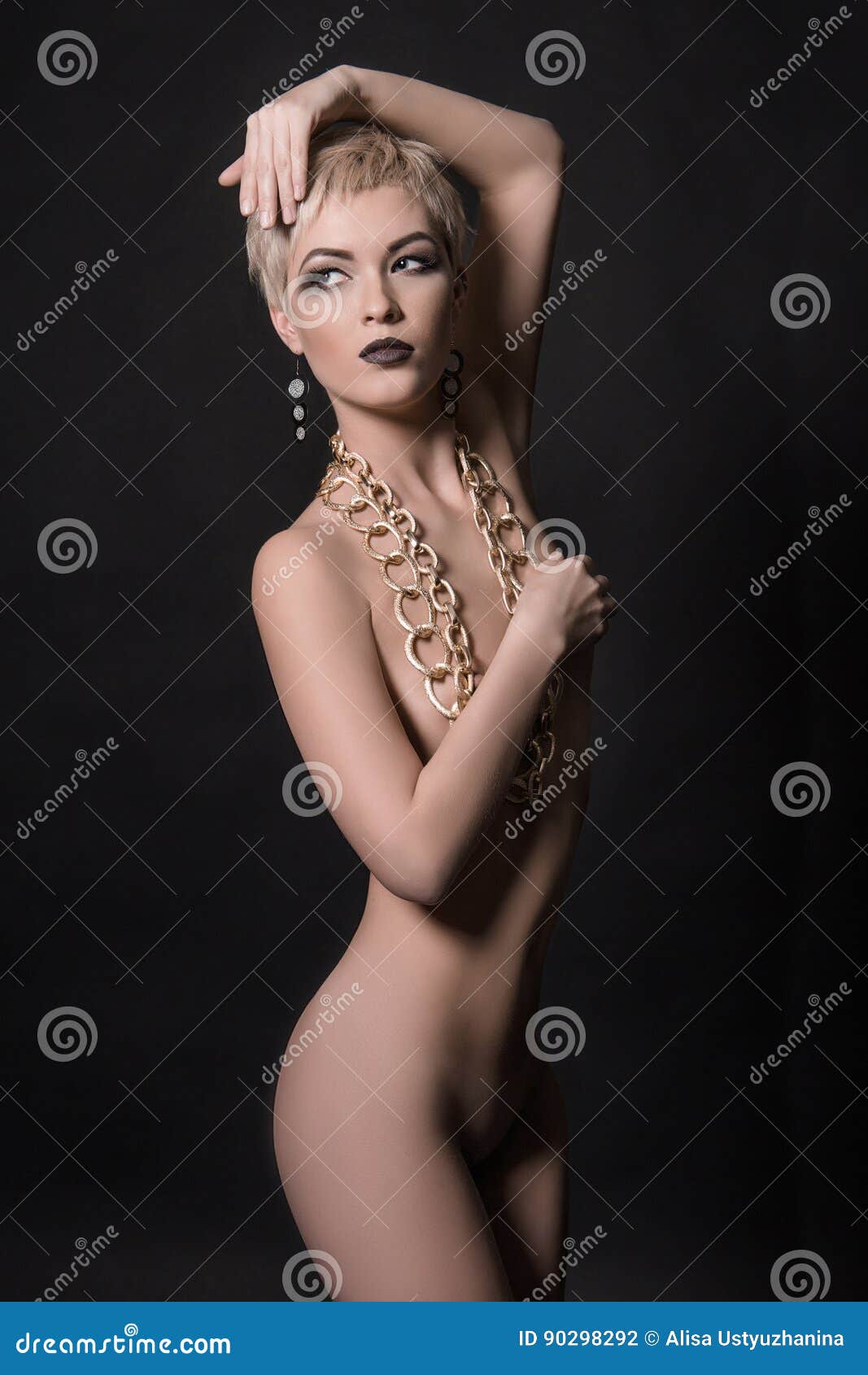 Naked Blonde Headed Girl