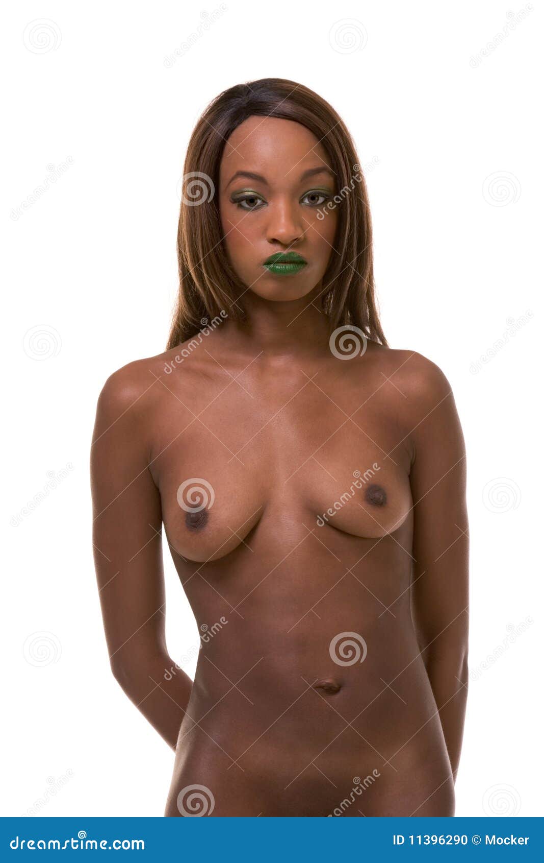 nude Black woman