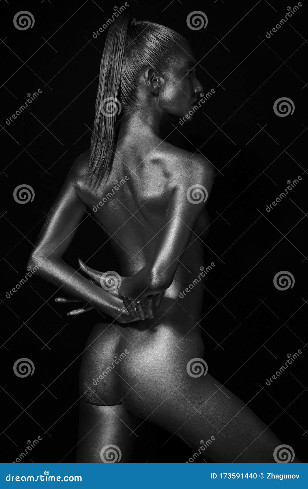 Nude Girl Body Paint