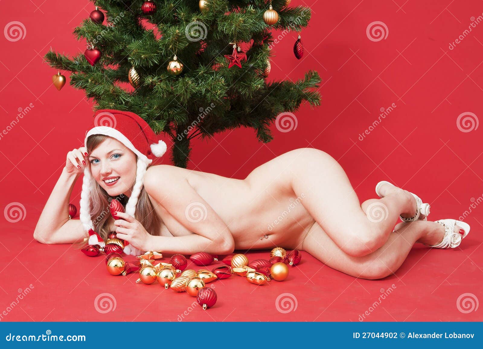 Christmas women naked