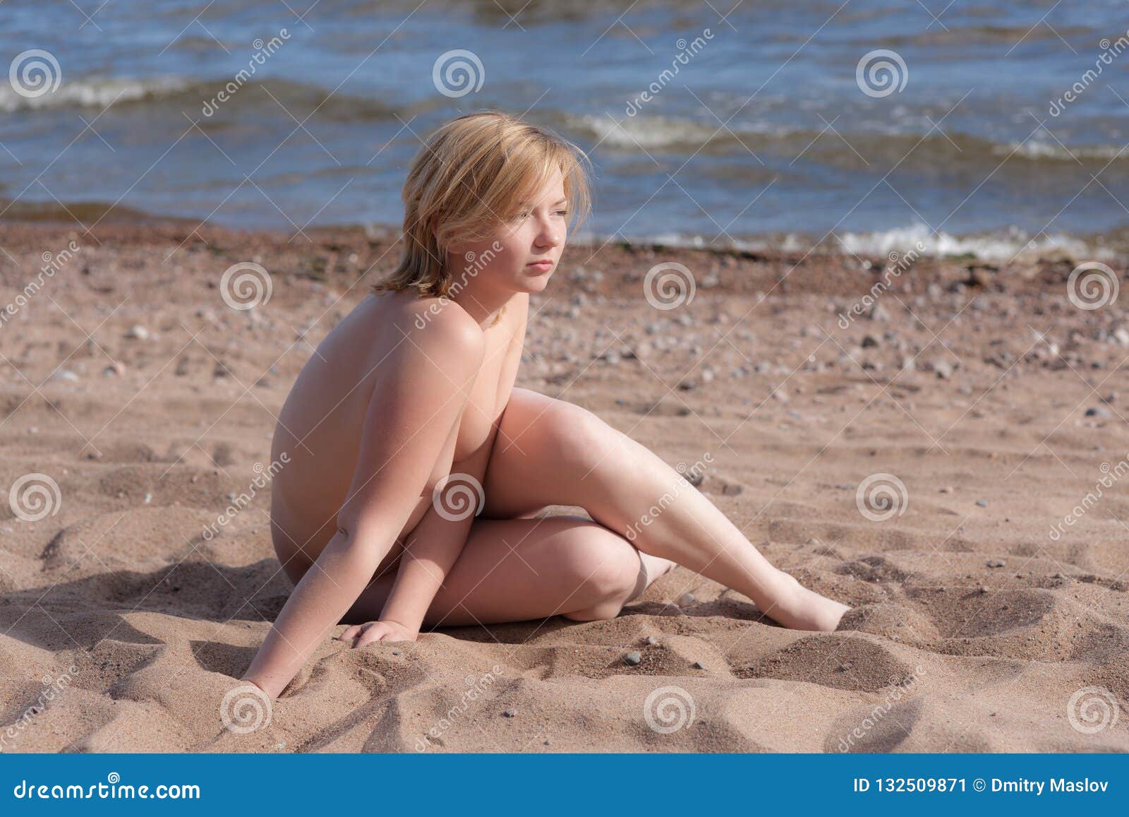Ladies naked on beach