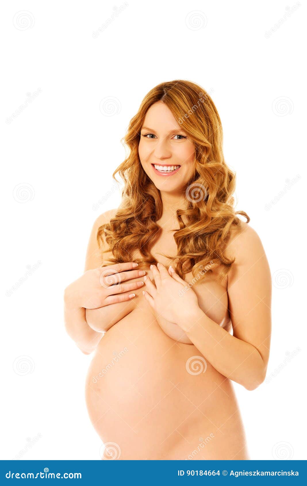 Naked Pregnant Weman