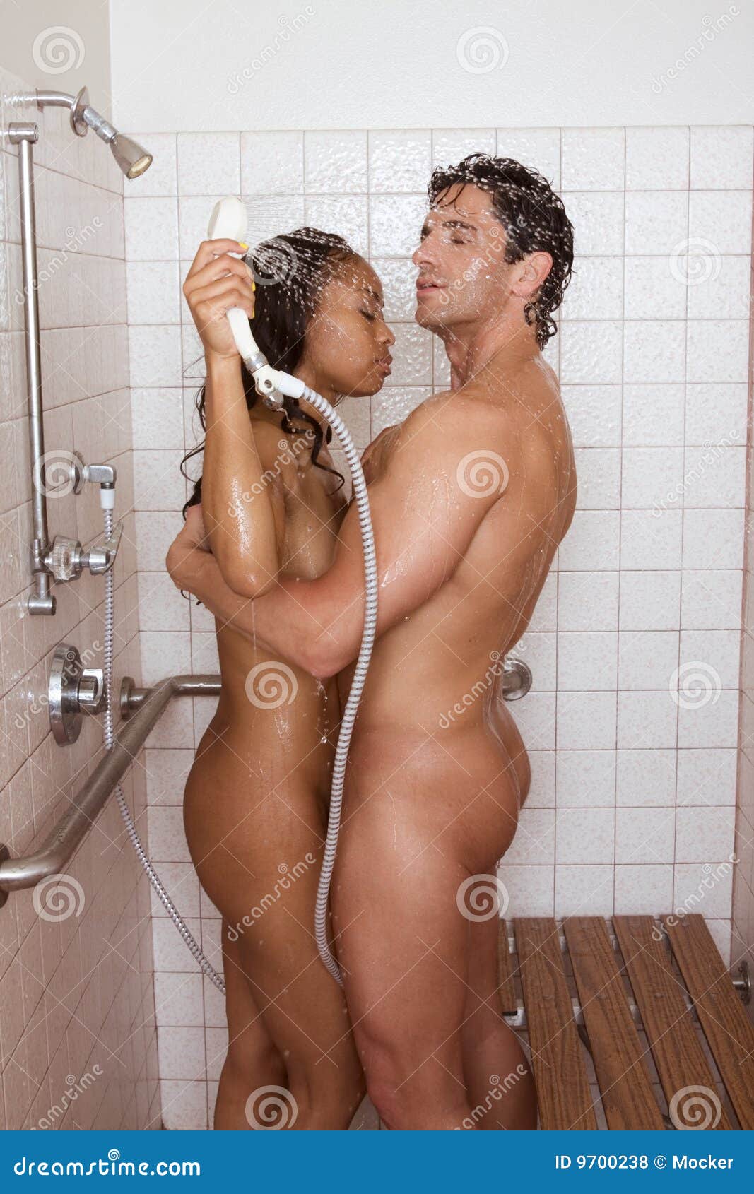 Couples naked in shower