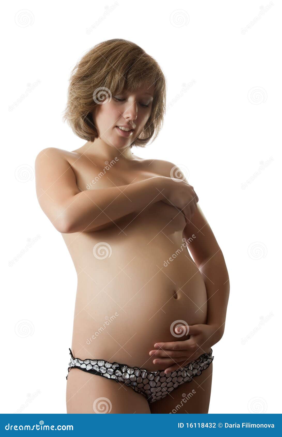 Naked pregnant Pregnant Nipples