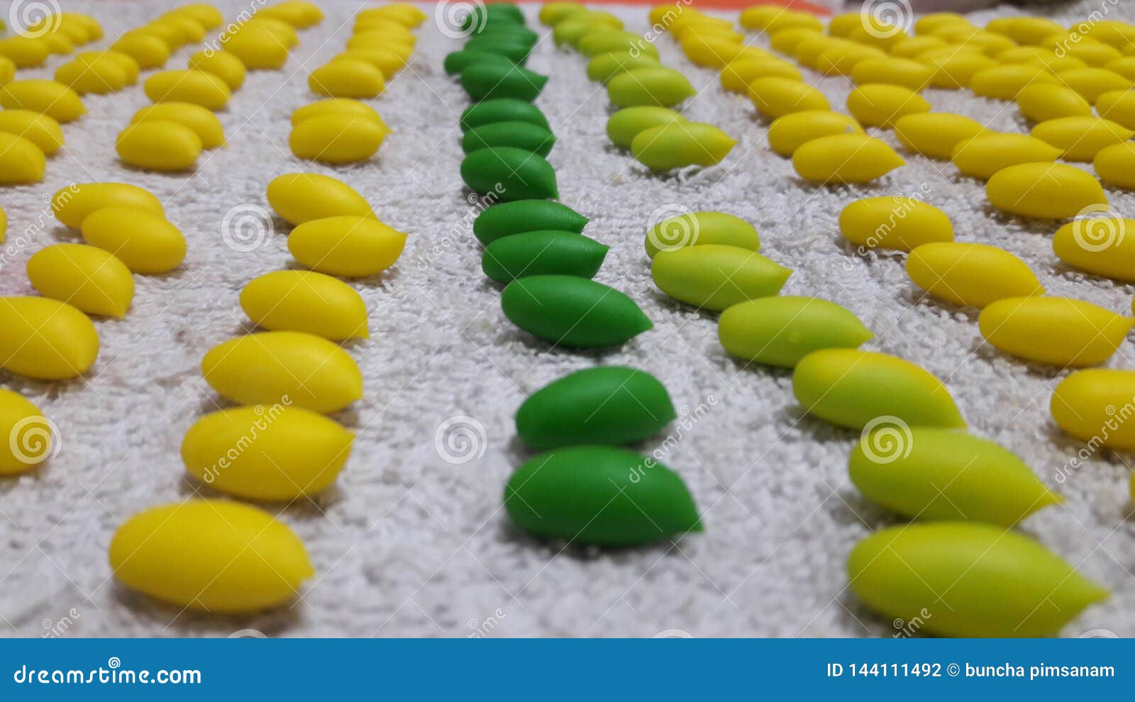 Clay Mold Human Gums Model In Jaws Prosthetic Laboratory Stock Image