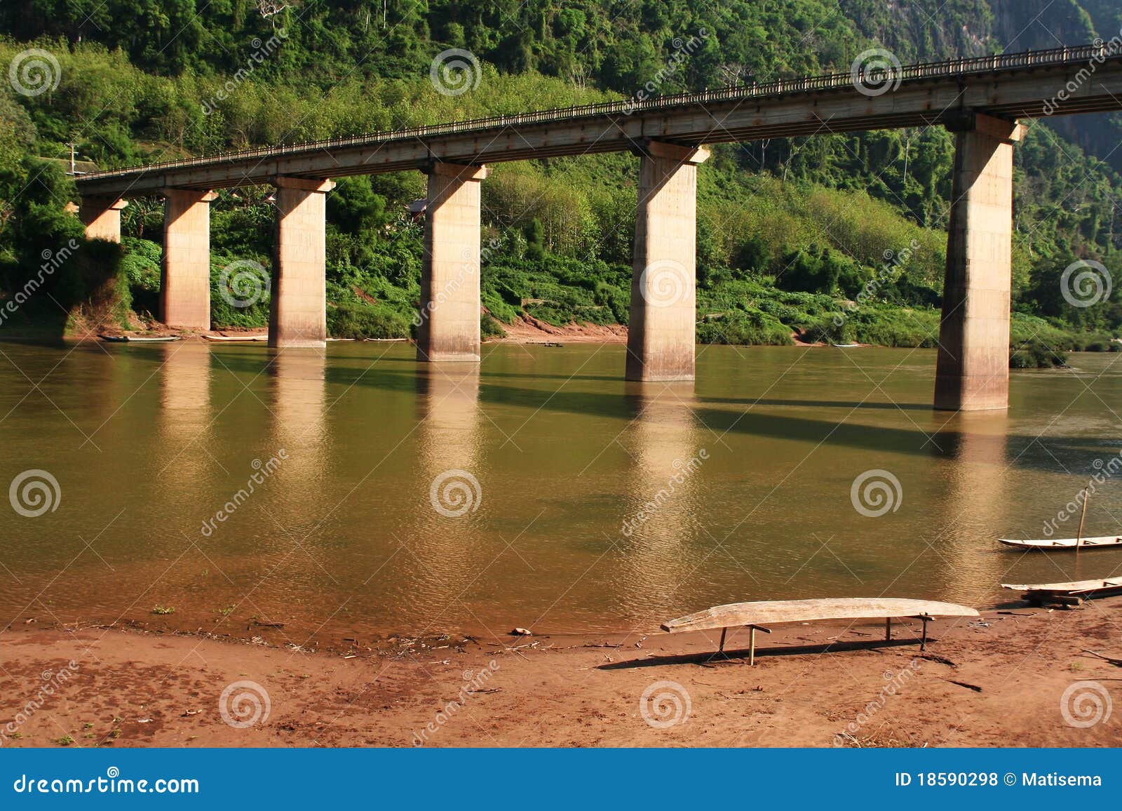 nam-ou bridge at nhong-kiew