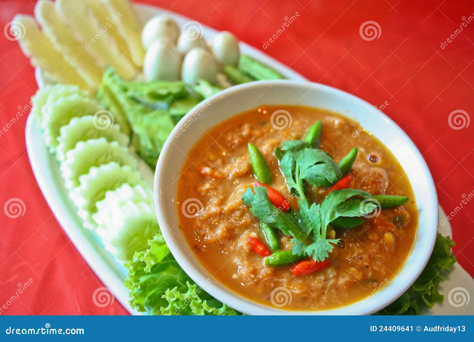 Nam Prik Pla Ra Thai Food Stock Image - Image: 24409641