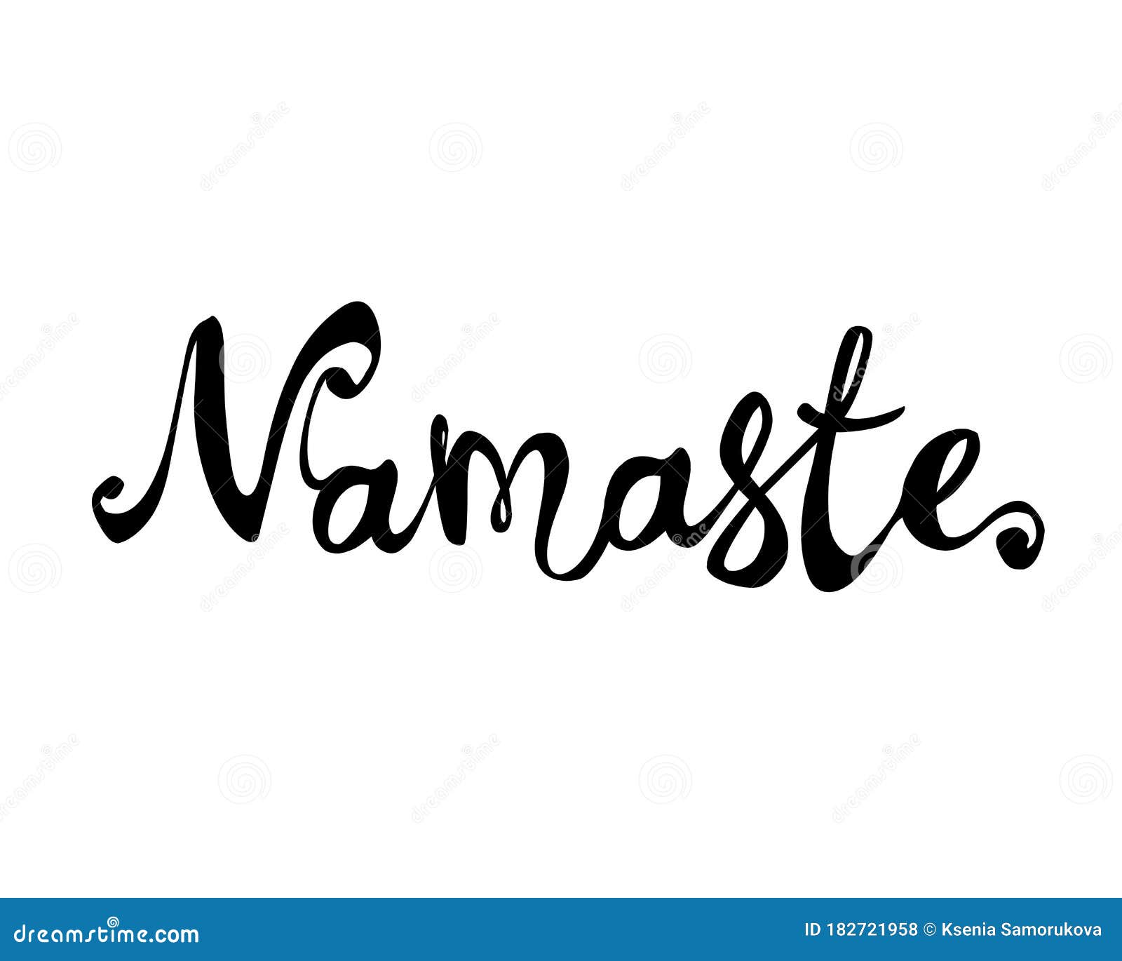Namaste Greeting Word in Nepal Stock Vector Illustration of concept