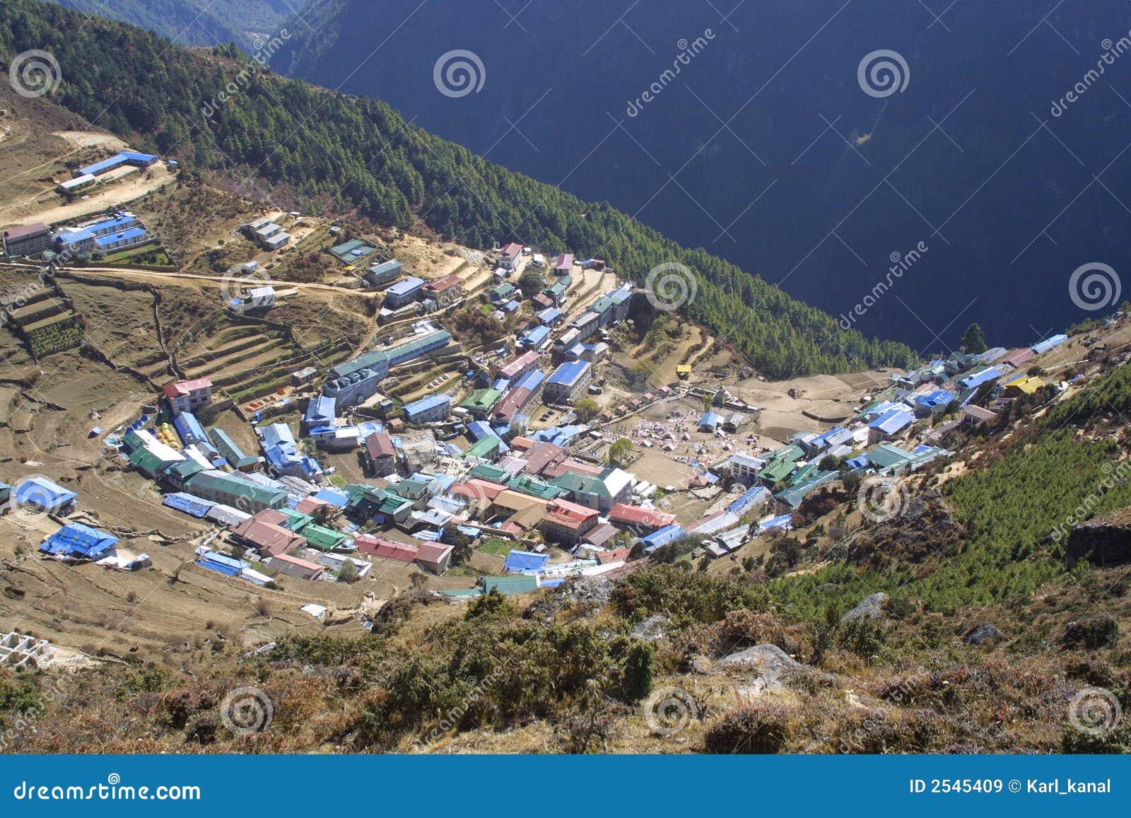 namche bazar - nepal himalaya