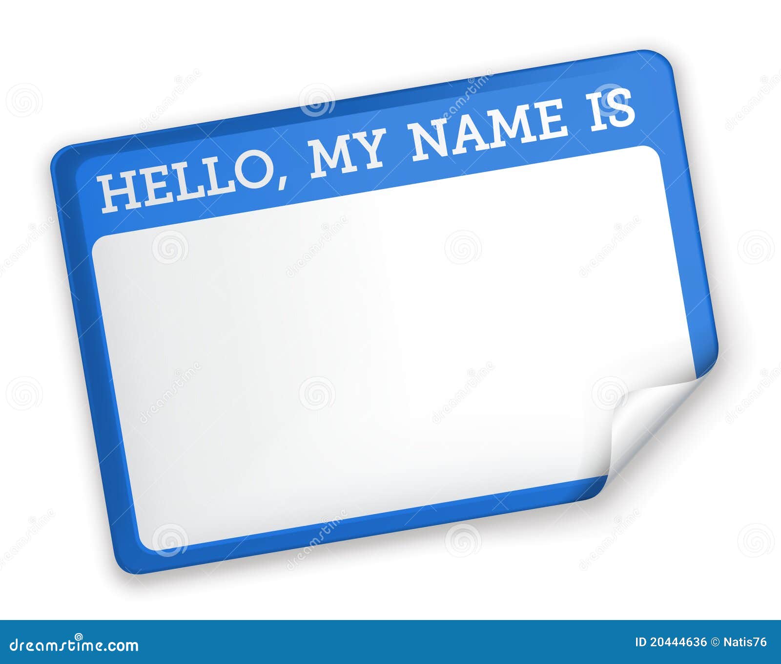 name tag