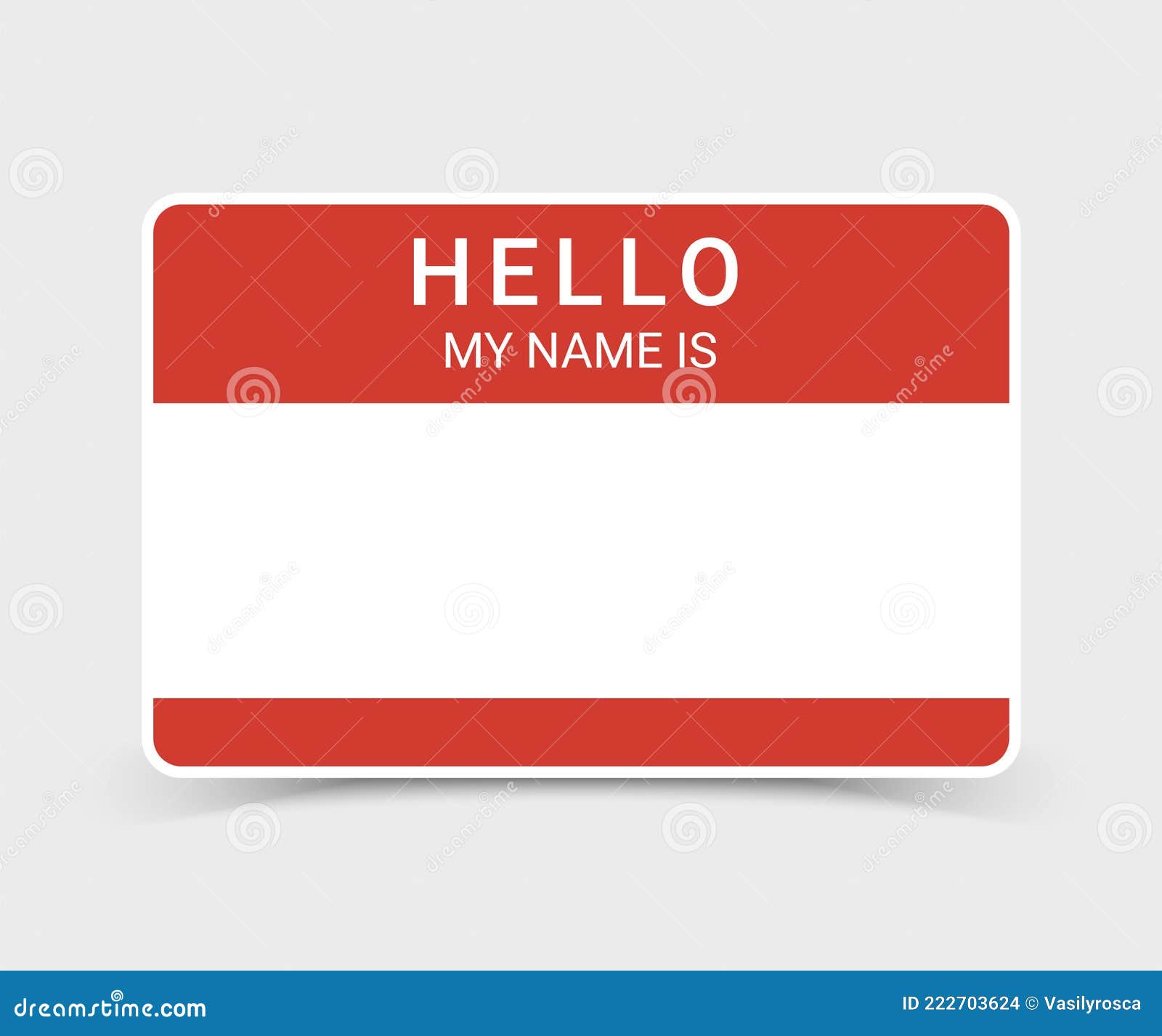 Hello My Name Sticker Stock Illustrations 650 Hello My Name Sticker Stock Illustrations Vectors Clipart Dreamstime