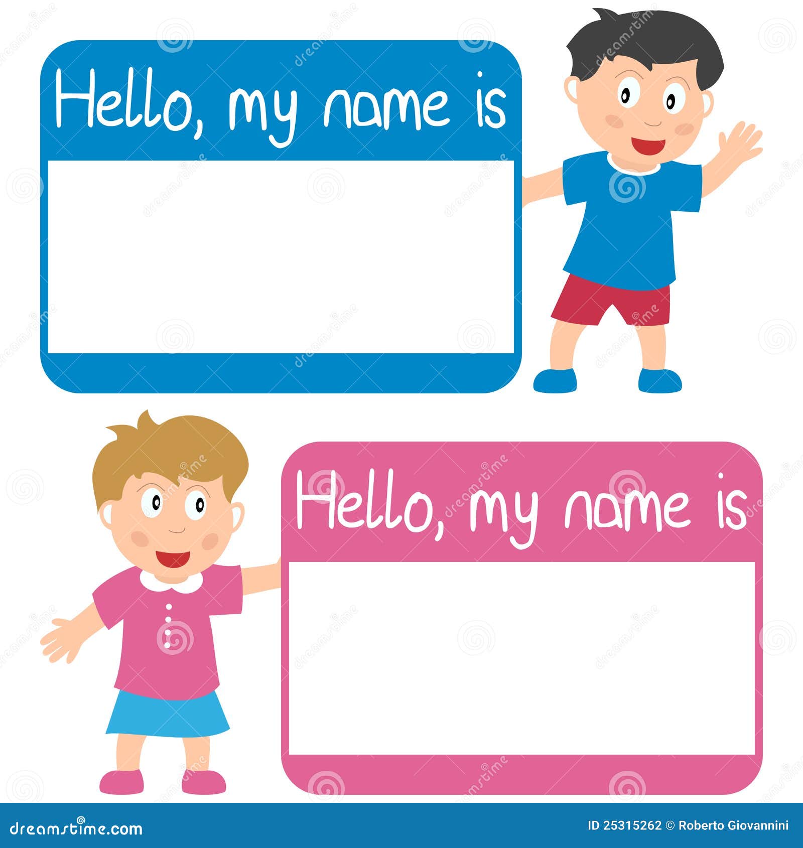 Name With Kids Stock Vector Illustration Of Baby