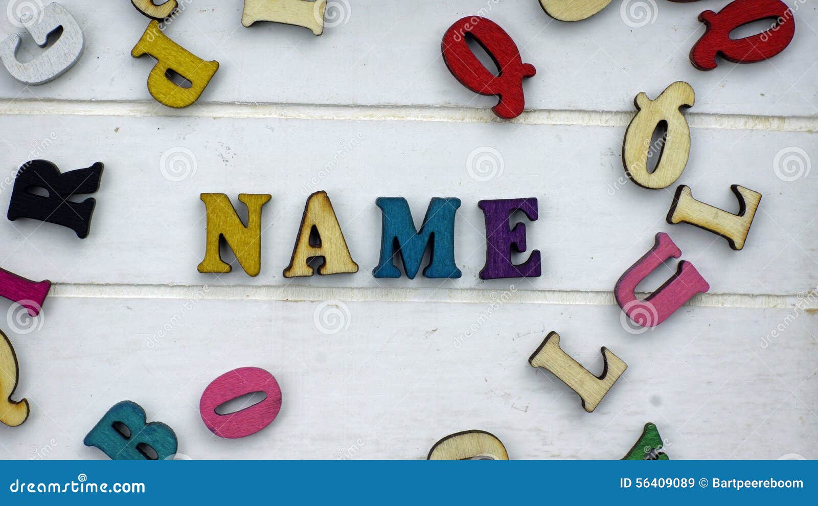 name written